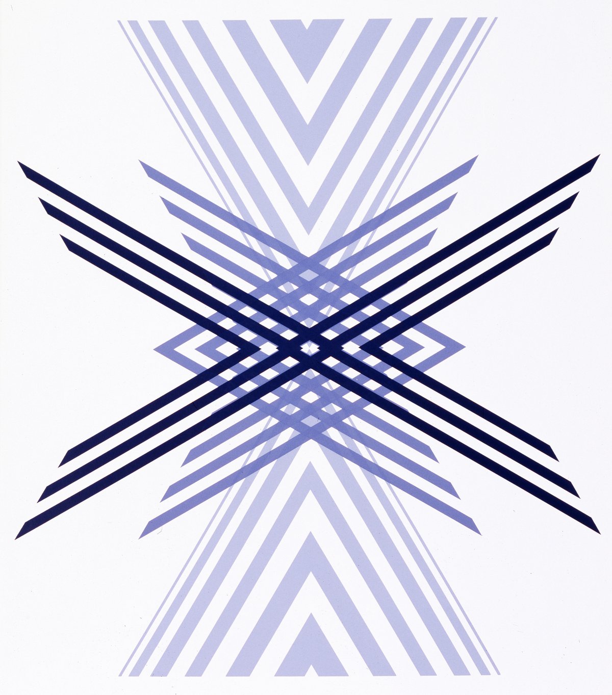 victor stjepanov, &quot;kinetische komposition&quot; (1963), silkscreen on laid paper, 60 x 60 cm