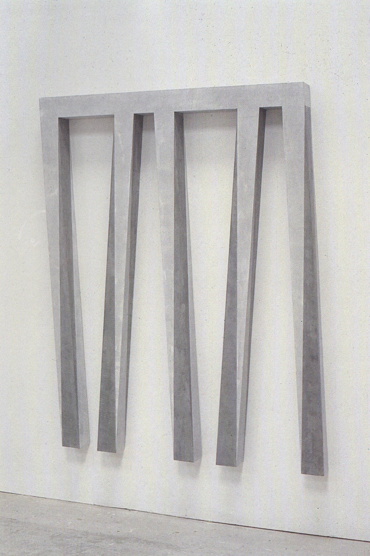(fig. 8) &quot;untitled theme: vertical divisions&quot; (1986), acrylic, marble on plywood, 173 x 142 x 10 cm