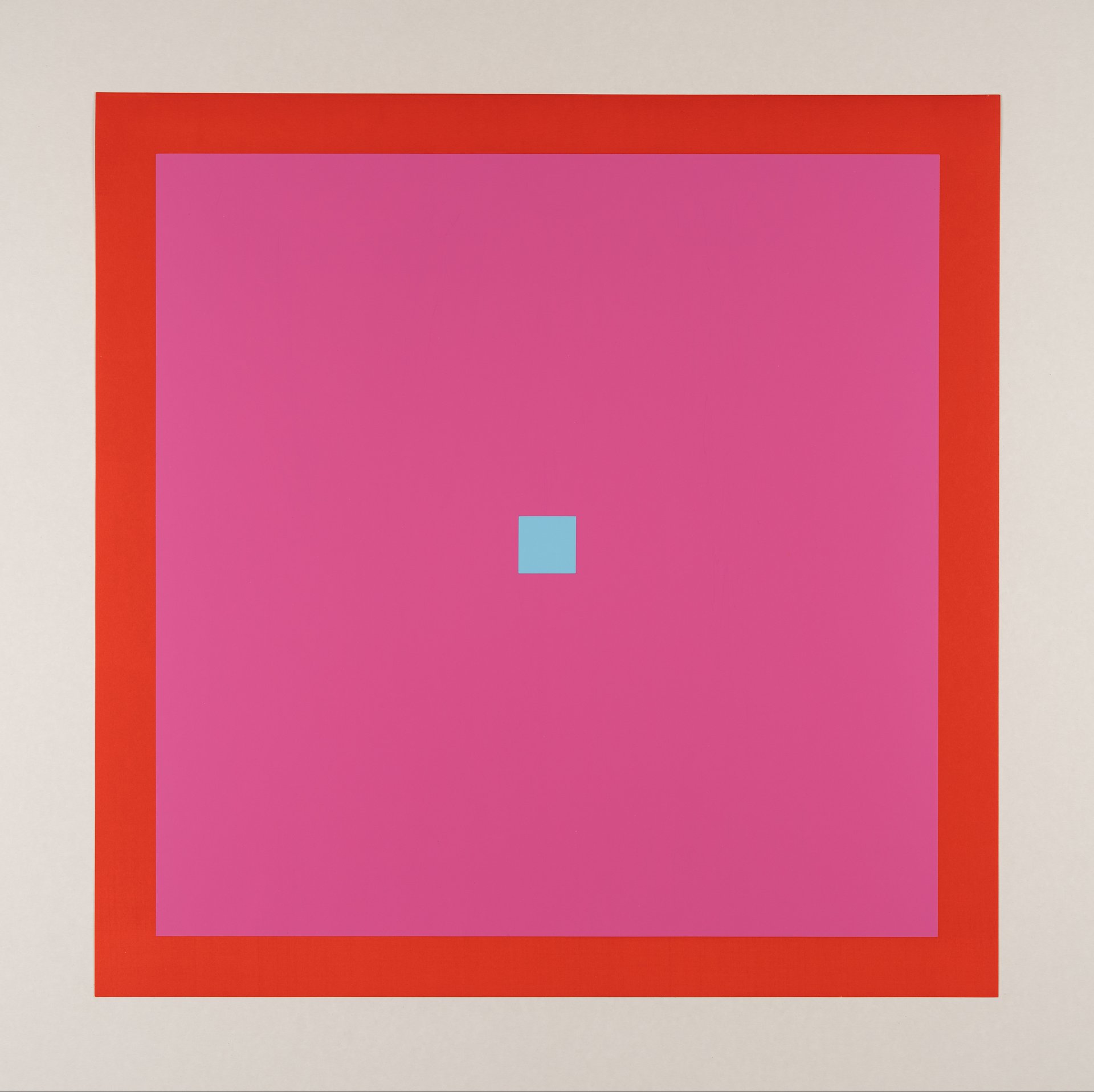 aurélie nemours, &quot;commotion du point&quot; (1971), silkscreen on paper, 60 x 60 cm