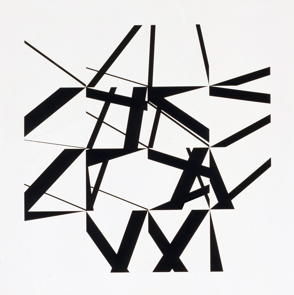 &quot;4 progressionen&quot; (1981), silkscreen on paper, 60 x 60 cm