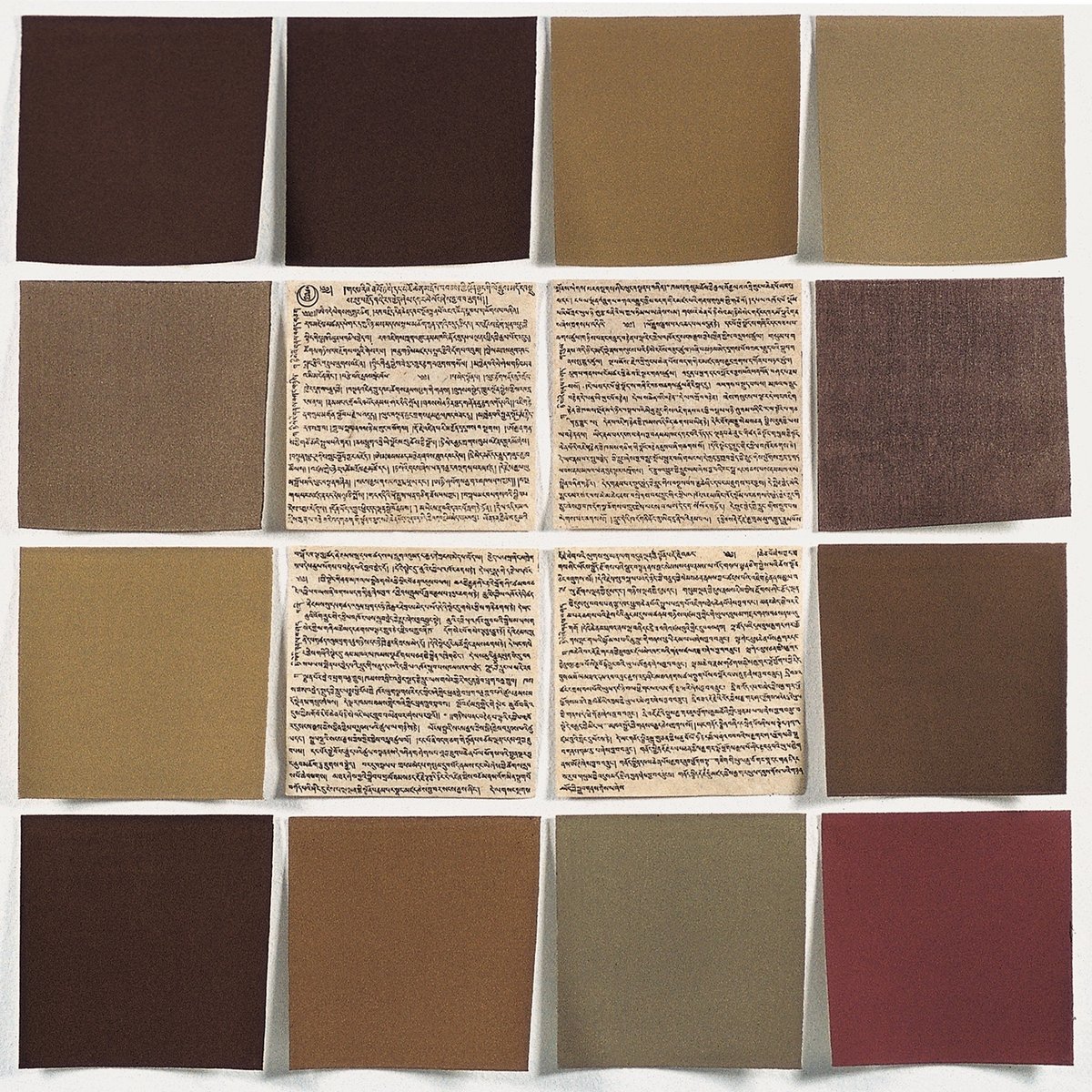 view of individual pages from ekkeland götze&#x27;s artist&#x27;s book “kailas” (1999)