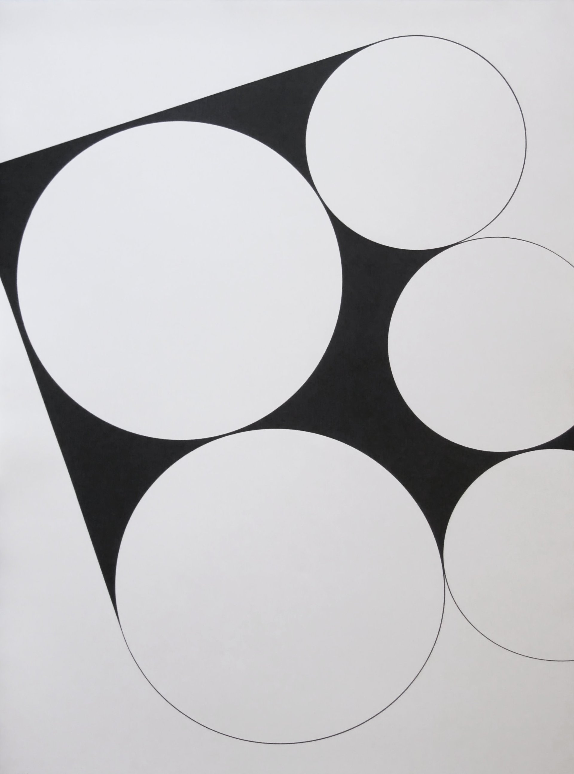 &quot;werkübersicht II – no 7&quot; (1962/1995), silkscreen on laid paper, 115 x 80 cm