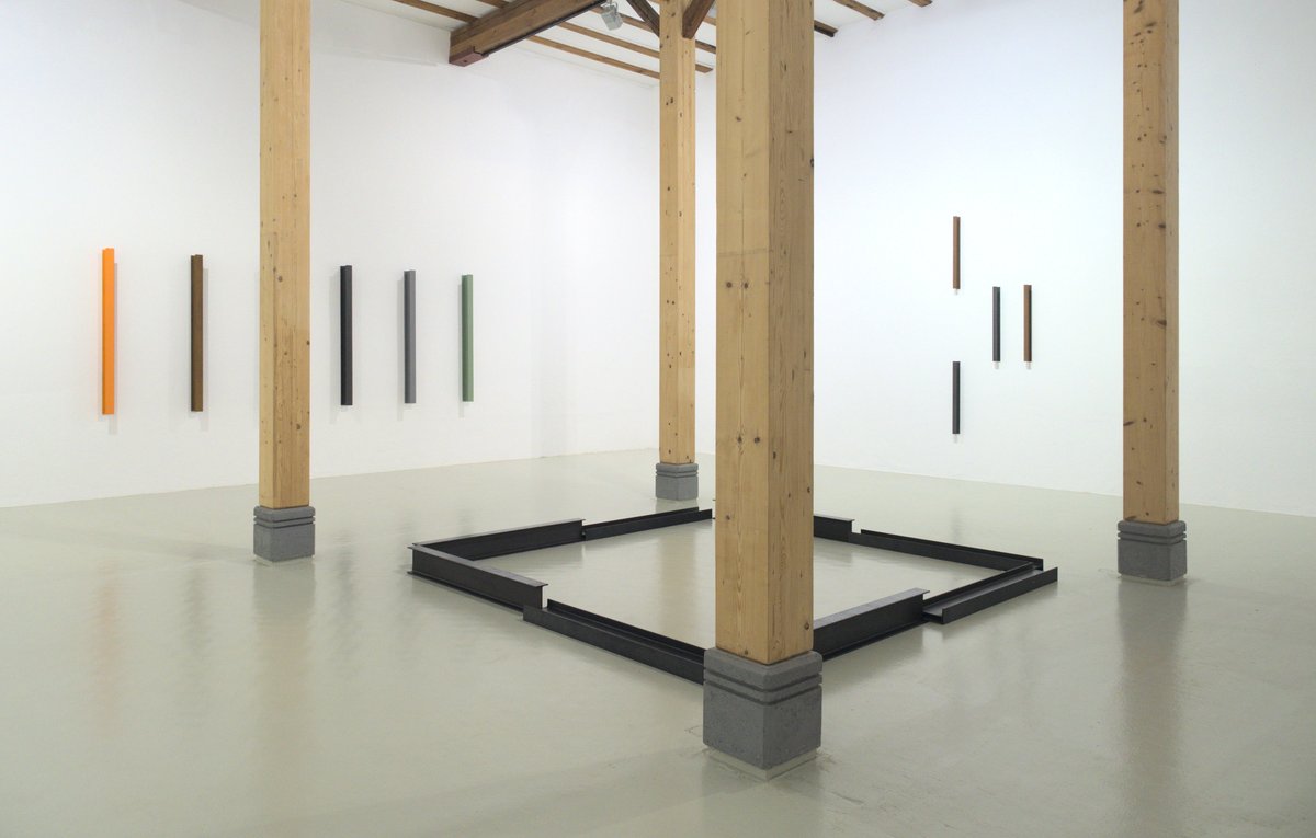 view of installation from &quot;hartmut böhm&quot; at galerie hoffmann, 2021
