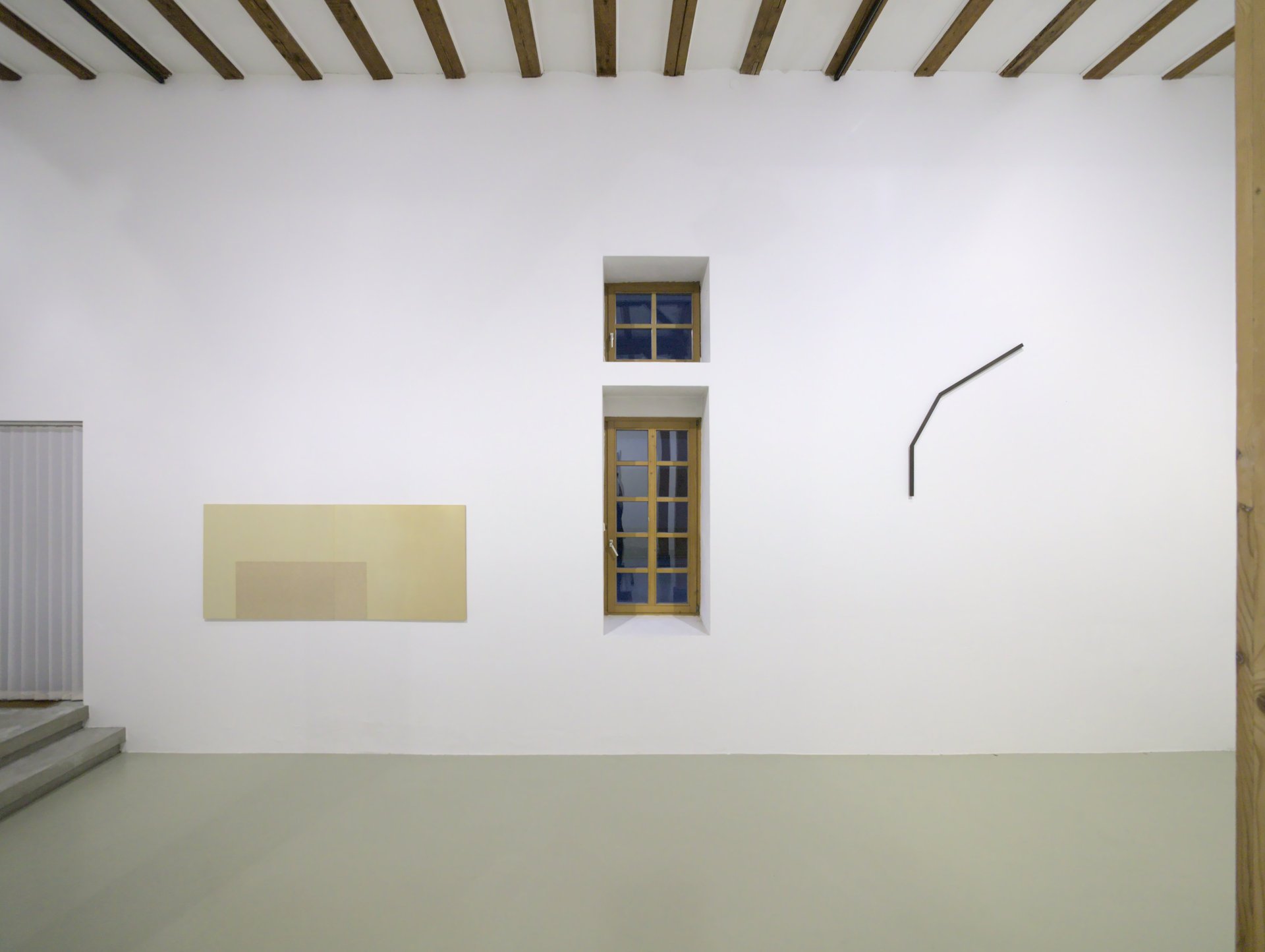 view of installation from &quot;hartmut böhm&quot; at galerie hoffmann, 2021