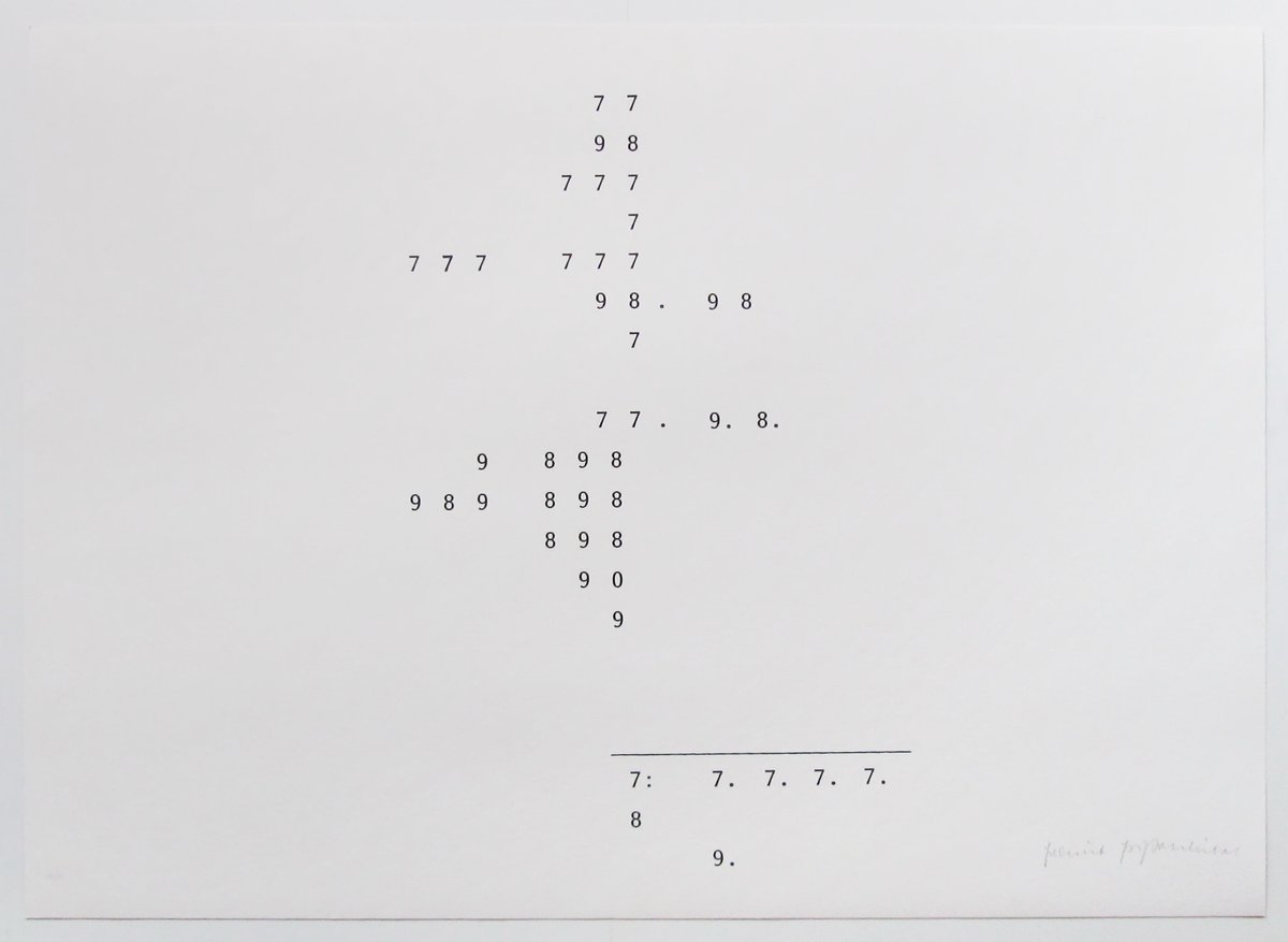 helmut heissenbüttel, konkrete poesie 0 (1986), silkscreen on laid paper, 80,5 x 107 cm
