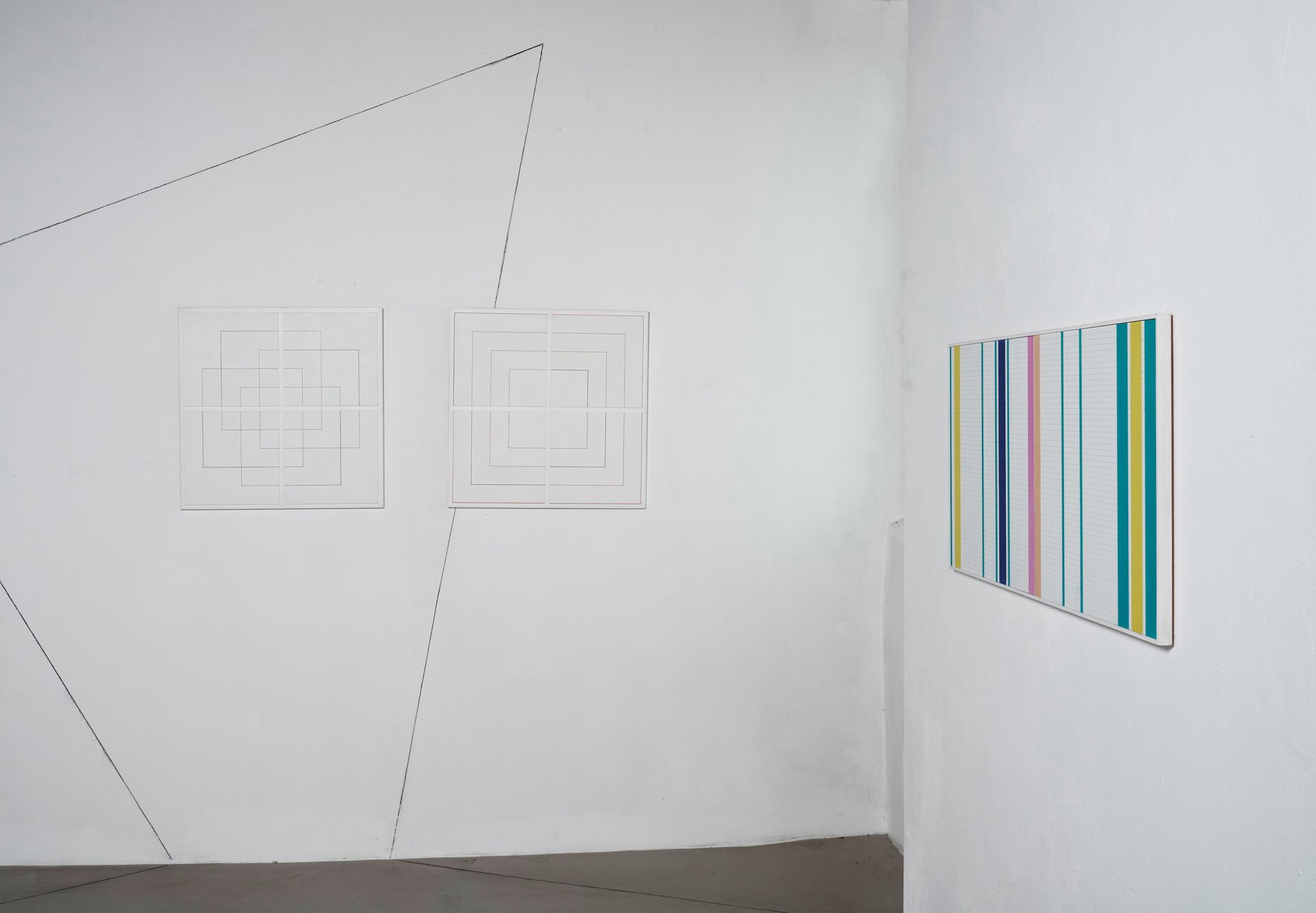 view of installation: max h. mahlmann and gudrun piper