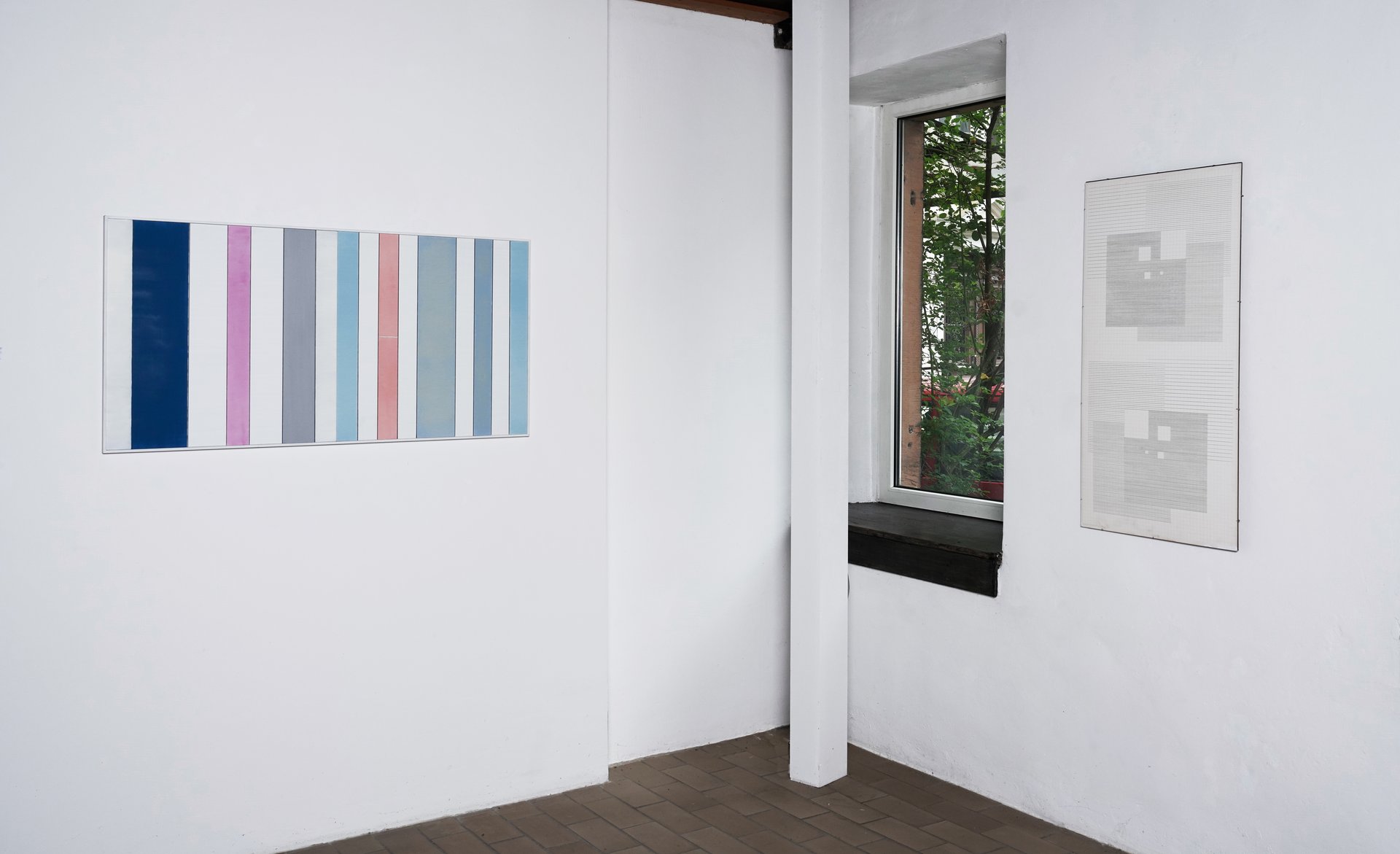 view of installation: max h. mahlmann and gudrun piper