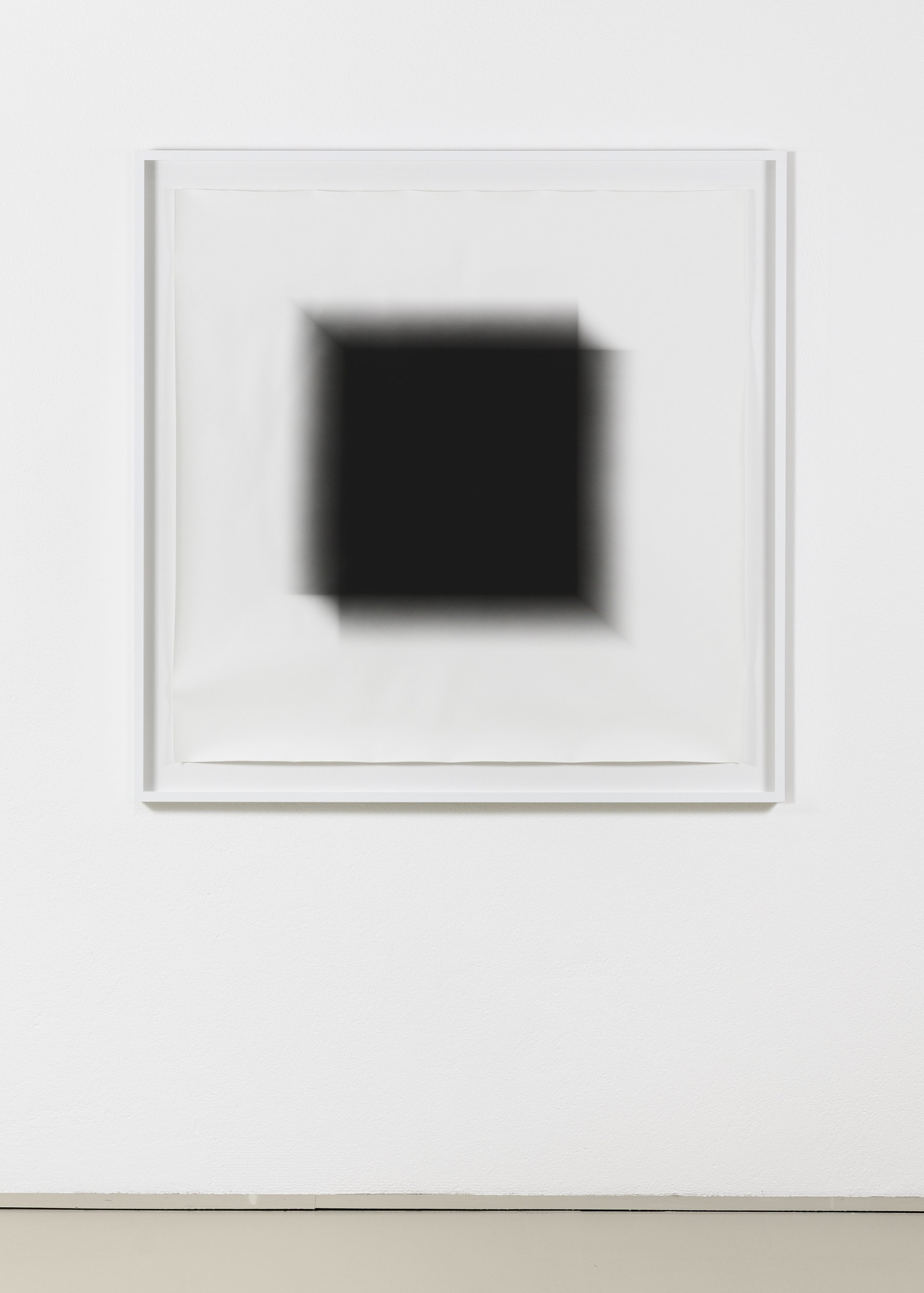 &quot;luminogramm 1/24&quot; (2024), gelatin silver paper, 108 × 108 cm