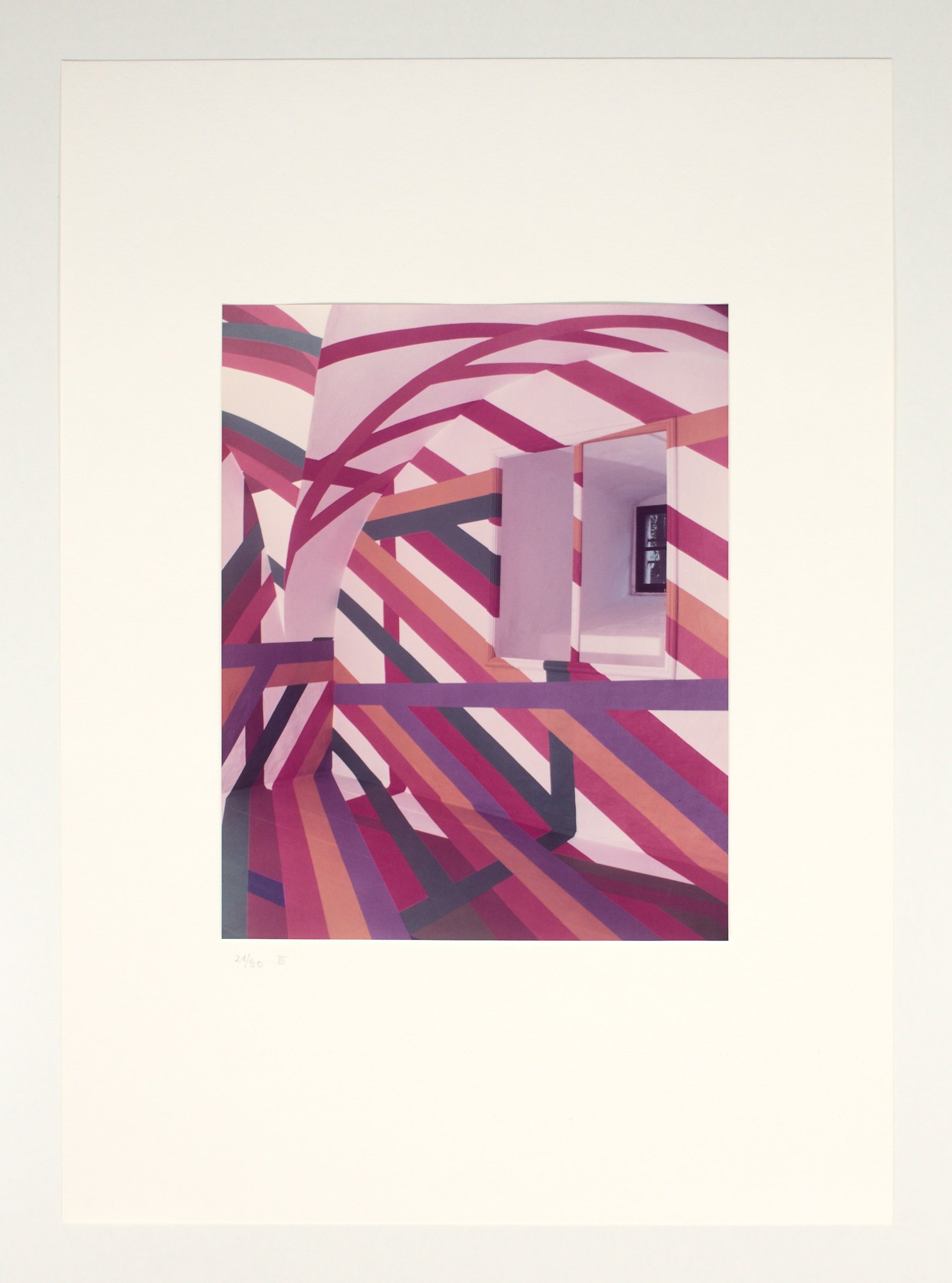 “raum quasibild buchberg, dokumentfoto” (1984), photograph mounted on laid paper, 70 x 50 cm